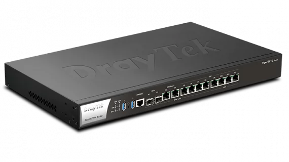 Routeur Vigor3912 | Pare-feu VPN Gigabit pour entreprises | DrayTek
